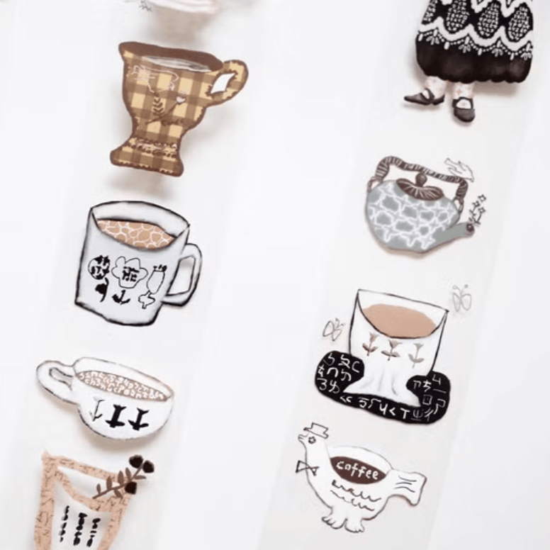 misshoegg PET Tape - Drink a lot of cups of coffee