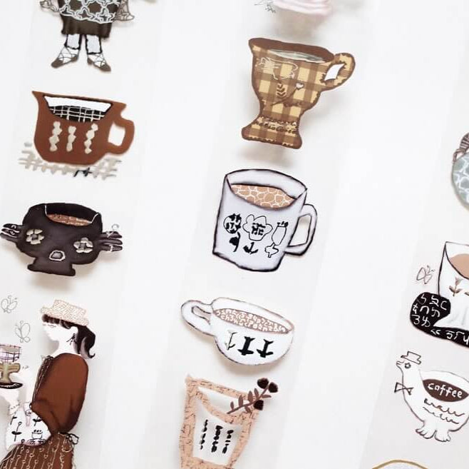misshoegg PET Tape - Drink a lot of cups of coffee