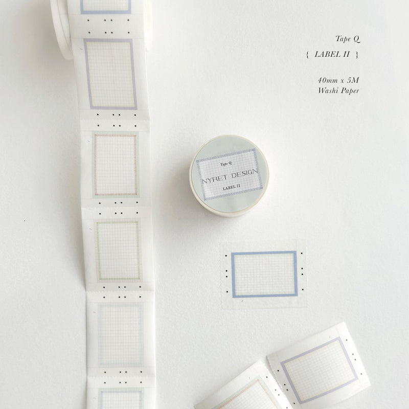 nyret Washi Tape: P - Label I