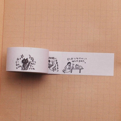 Classiky x Nishio Yuki Cat Roll Sticky Notes