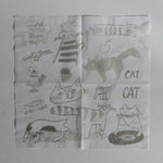 Classiky x Toranekobonbon Paper Napkin - Cat