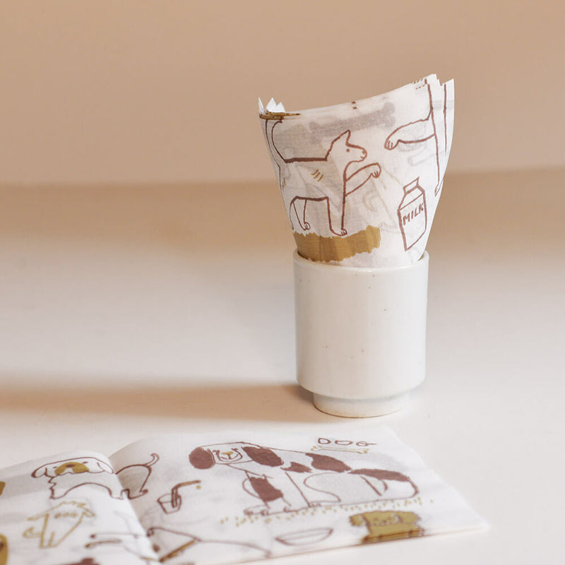 Classiky x Toranekobonbon Paper Napkin - Dog