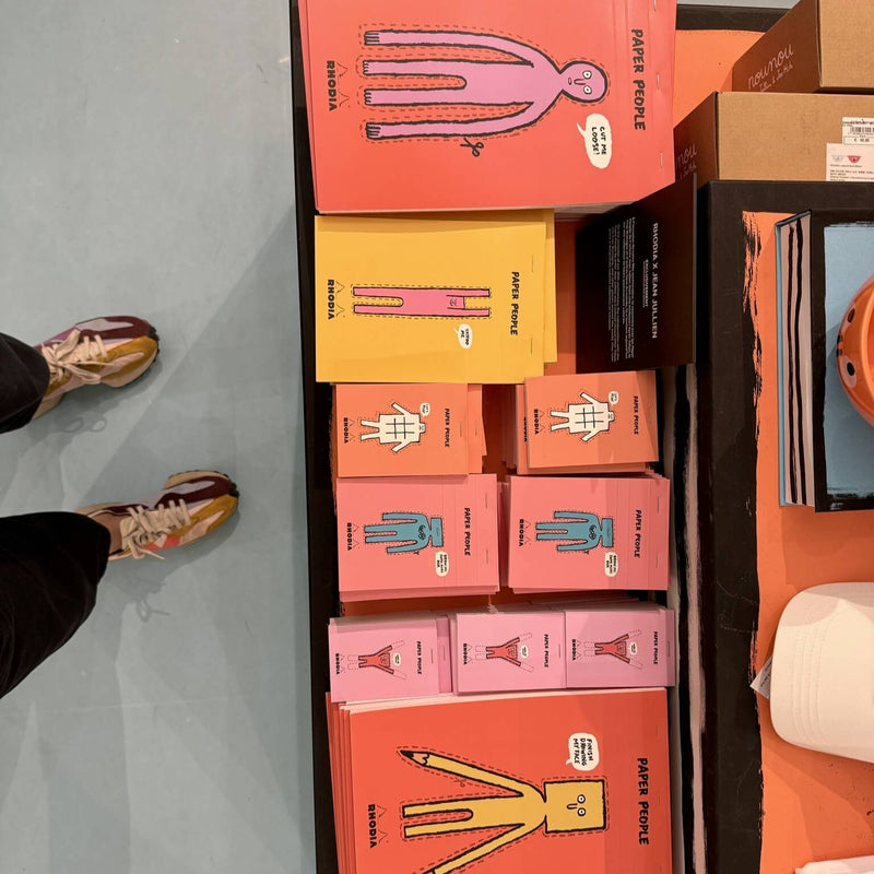 Rhodia x Jean Jullien 90th Anniversary Limited Edition Stapled Notepad // No.12