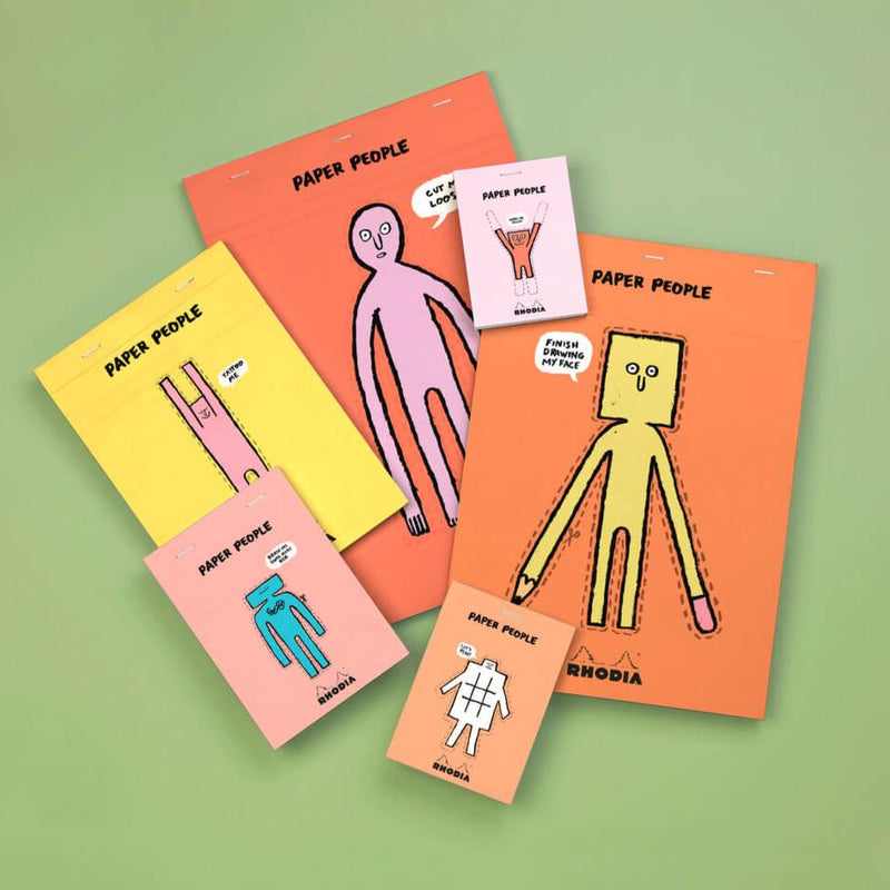 Rhodia x Jean Jullien 90th Anniversary Limited Edition Stapled Notepad // No.12