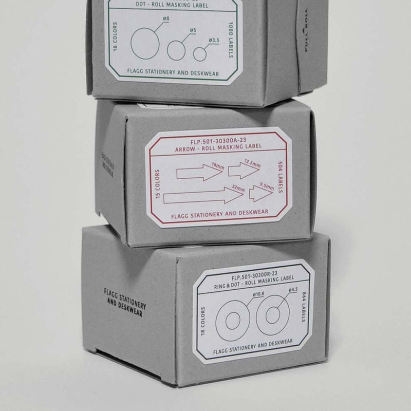 flagg Roll Masking Label - Ring & Dot