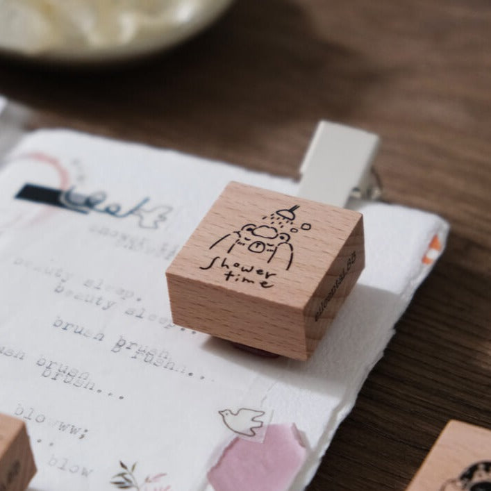 Beary Ordinary Days II Rubber Stamp