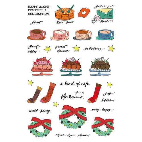 a kind of cafe Print-On Stickers | Spark Together (3pcs)