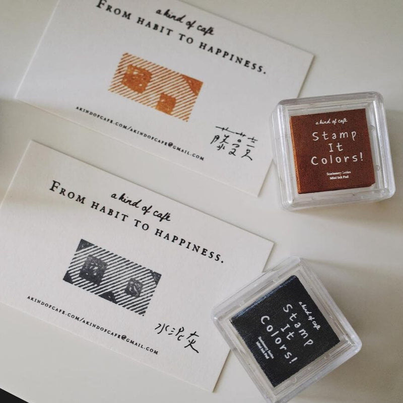 a kind of cafe Mini Ink Pad | Stamp It Colors {Brown}