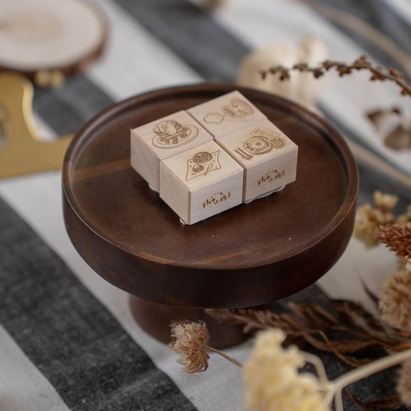 shō Little Happiness Rubber Stamp Set - Tea Time