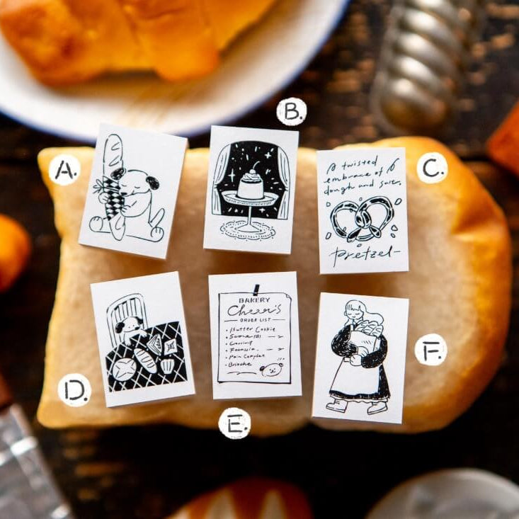 OURS Rubber Stamp - The Gift (Bakery Series)