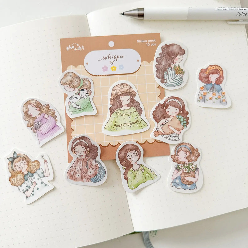 shō Little Happiness Sticker Pack - Whisper of Flowers