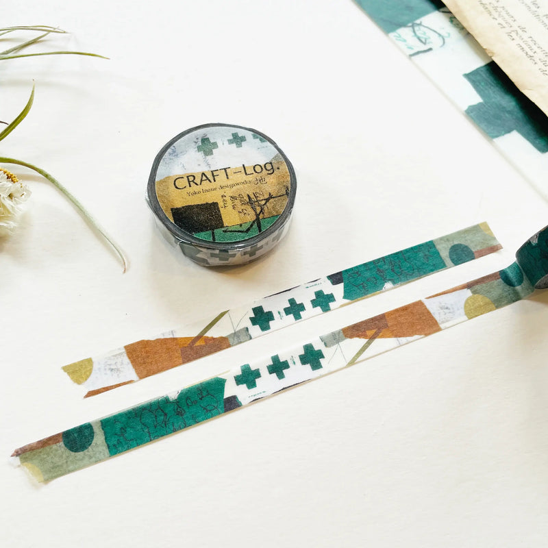 Yoko Inoue Five Elements Washi Tape - Earth (10mm)