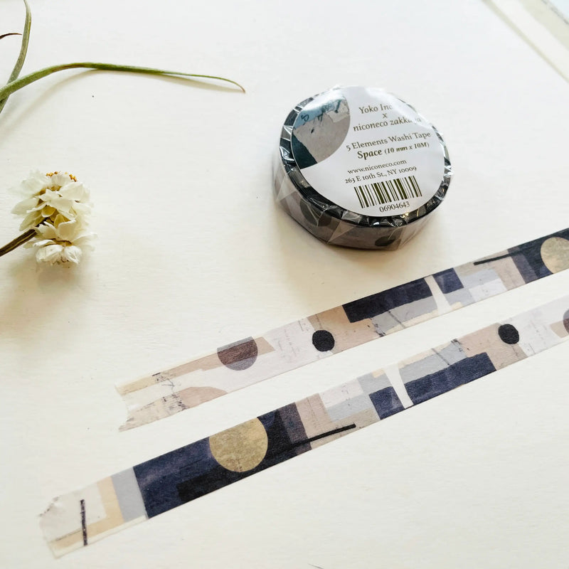 Yoko Inoue Five Elements Washi Tape - Space (10mm)