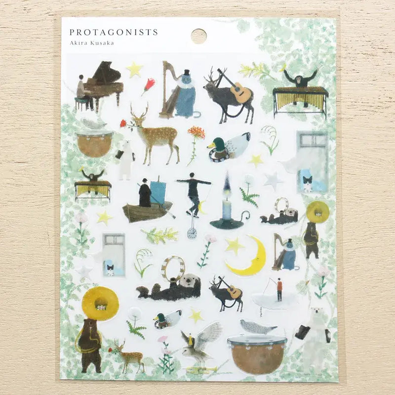 Akira Kusaka Sticker Sheet - Protagonists I