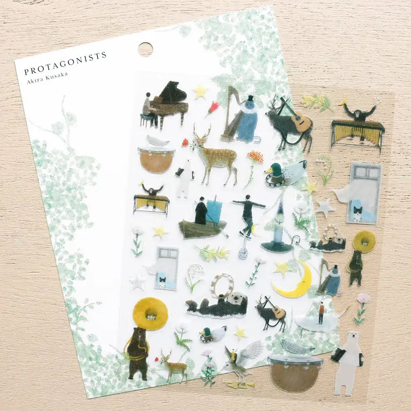 Akira Kusaka Sticker Sheet - Protagonists I