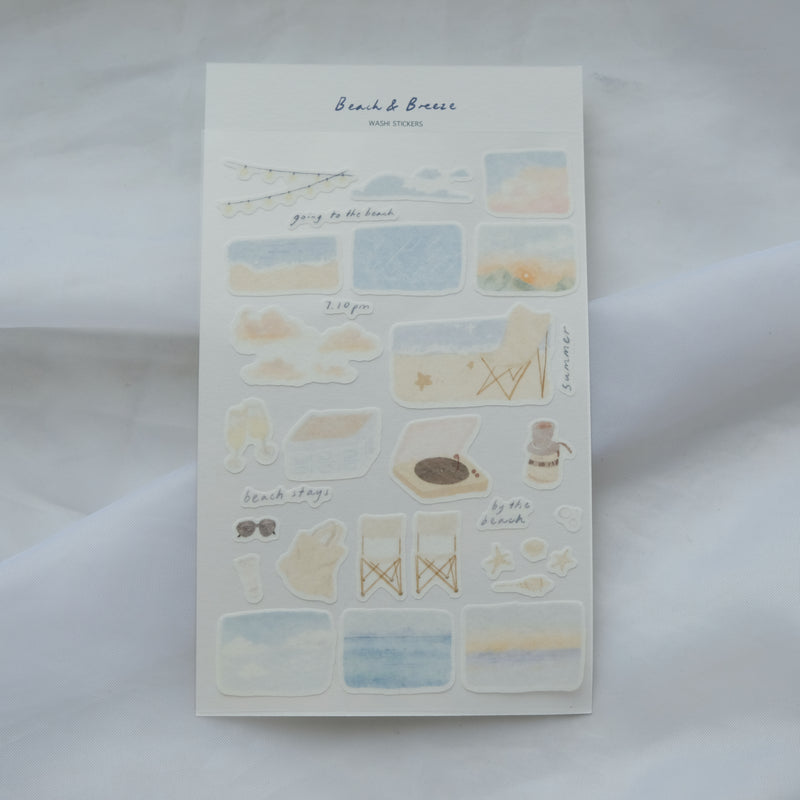 Beach & Breeze Washi Sticker