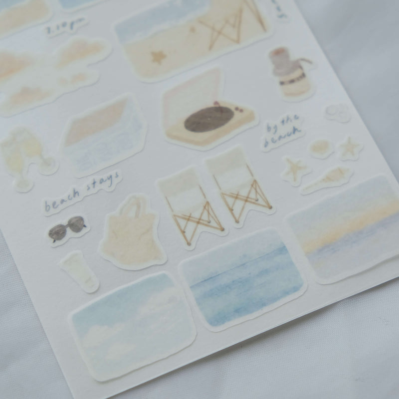 Beach & Breeze Washi Sticker