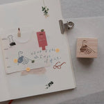 som x bighands Rubber Stamp: Celebrating My Morning Routines