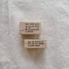SOMe Phrase Rubber Stamp - blooming seasons