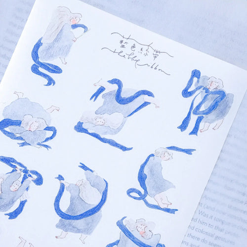 dodolulu Sticker Sheet: The Blue Ribbon