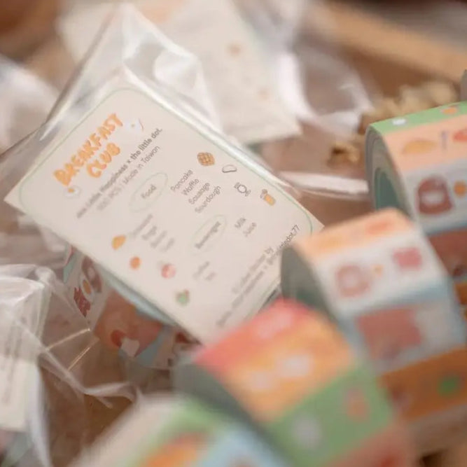 shō Little Happiness Sticker Label - Breakfast Club