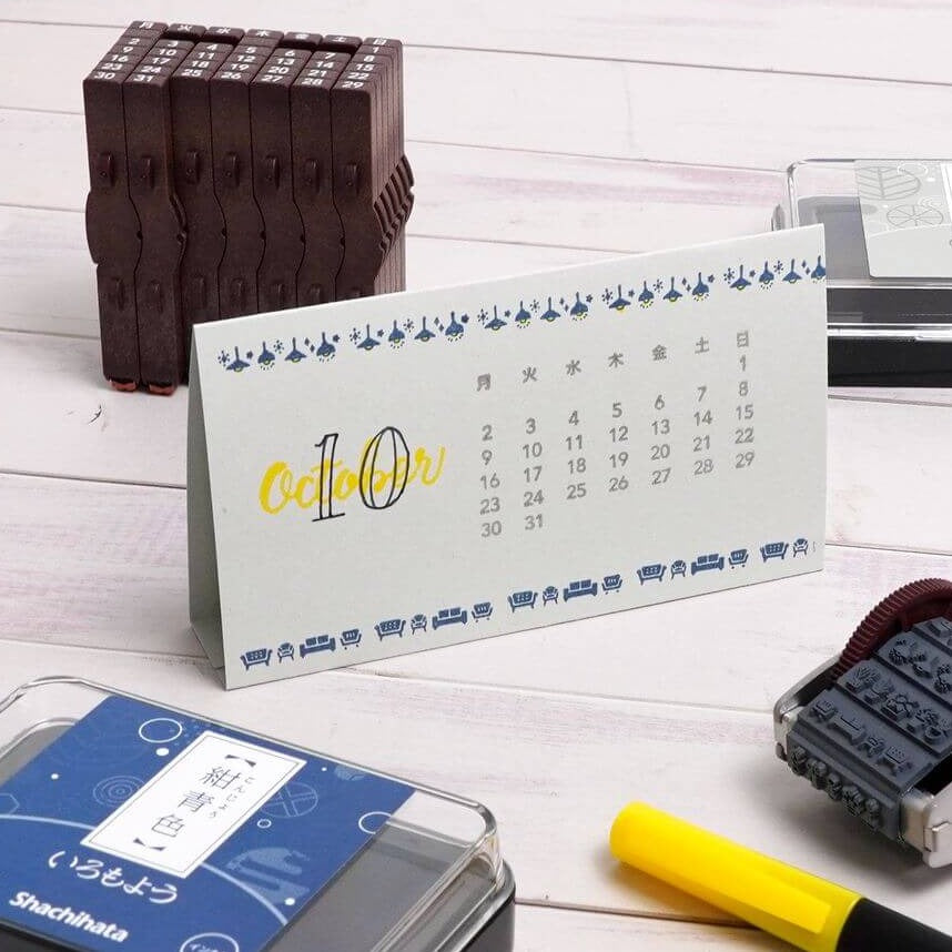 Shachihata Connectable Calendar Stamp EN JP Sumthings Of Mine shachihata-connectable-calendar-stamp-en-jp-sumthings-of-mine
