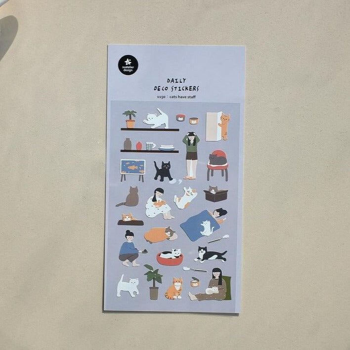 Suatelier Sticker - cats have staff