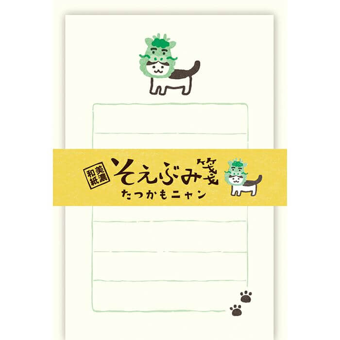 Furukawashiko Letter Set - Cat With Dragon