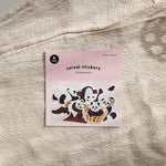 Suatelier Cereal Stickers - baby panda