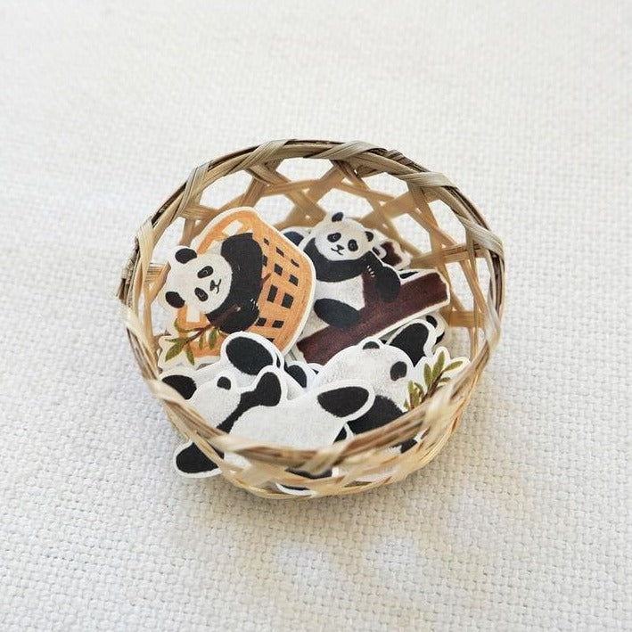 Suatelier Cereal Stickers - baby panda