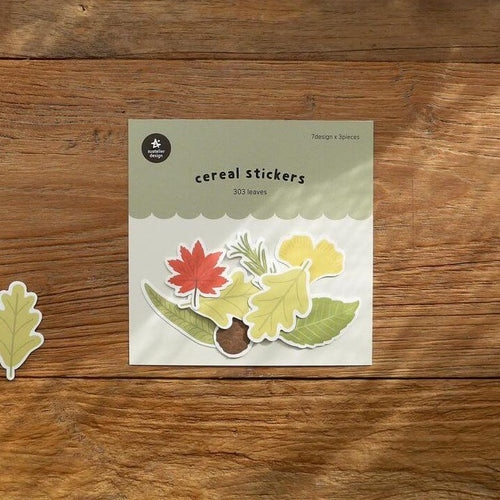 Suatelier Cereal Stickers - leaves