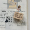 som x Jieyanow Atelier Rubber Stamp: Classical/Digital Clock