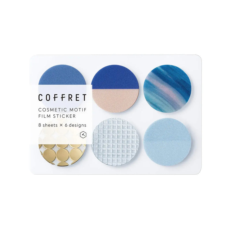 COFFRET CIRCLE Cosmetic Motif Film Sticker - Horizon Blue (COFC001)