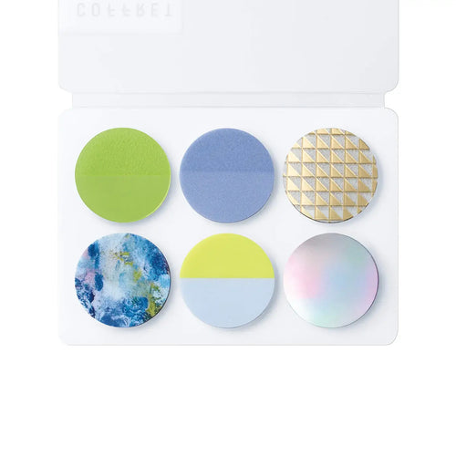 COFFRET CIRCLE Cosmetic Motif Film Sticker - Chiffon Yellow (COFC003)