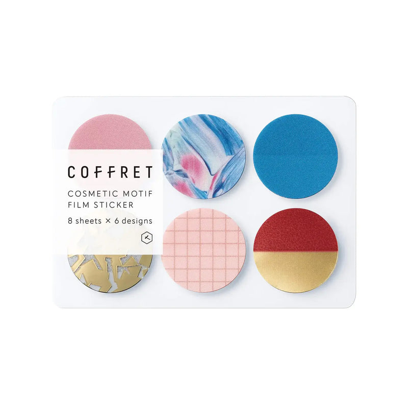 COFFRET CIRCLE Cosmetic Motif Film Sticker - Pink Float (COFC004)