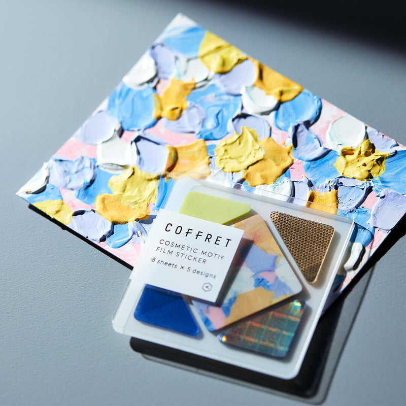 COFFRET SQUARE Cosmetic Motif Film Sticker - Horizon Blue (COFS001)