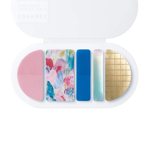 COFFRET ROUND Cosmetic Motif Film Sticker - Pink Float (COFR004)