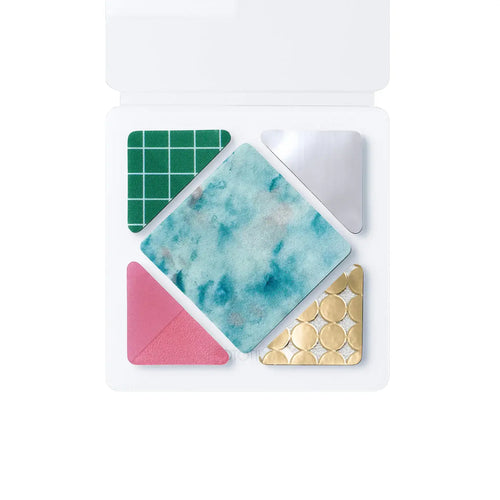 COFFRET SQUARE Cosmetic Motif Film Sticker - Forest Green (COFS002)