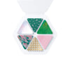 COFFRET TRIANGLE Cosmetic Motif Film Sticker - Forest Green (COFT002)