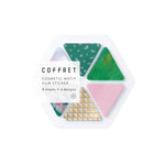 COFFRET TRIANGLE Cosmetic Motif Film Sticker - Forest Green (COFT002)