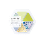 COFFRET TRIANGLE Cosmetic Motif Film Sticker - Chiffon Yellow (COFT003)