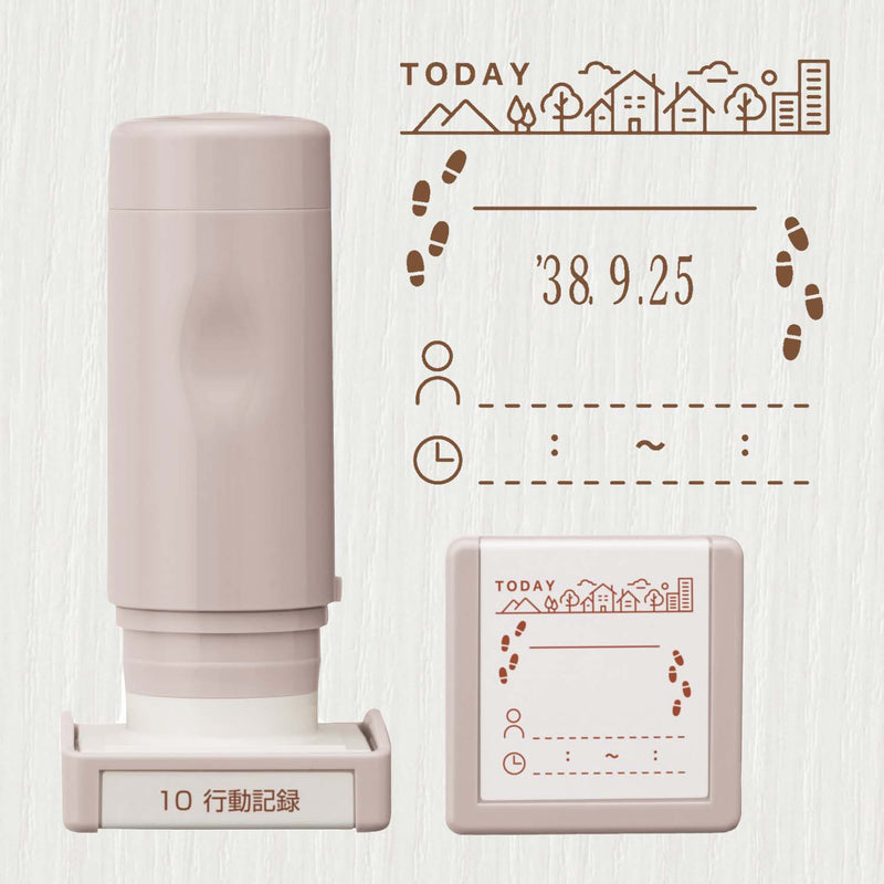 Shachihata Daily Log Stamp (Stamp Body w/wo Master Part)