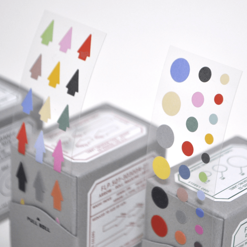 flagg Roll Masking Label - Ring & Dot
