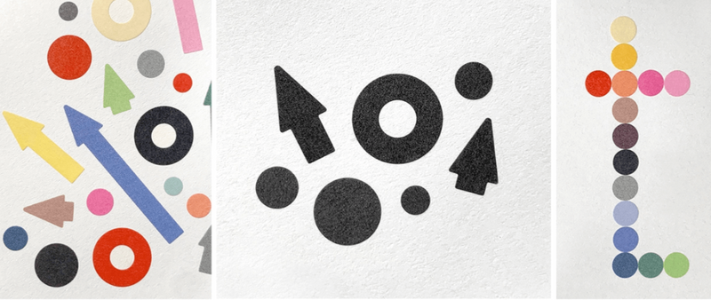 flagg Roll Masking Label - Ring & Dot