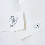 dodolulu Rubber Stamp Set: The accordion and a dog