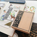 OURS Flower Frame Rubber Stamp - A
