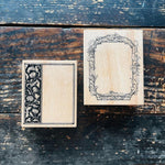 OURS Flower Frame Rubber Stamp - A