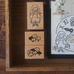 Yamadoro Rubber Stamp - Components of The Clock: Flowers