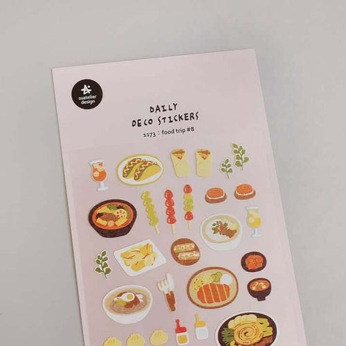 Suatelier Sticker - Food Trip VIII