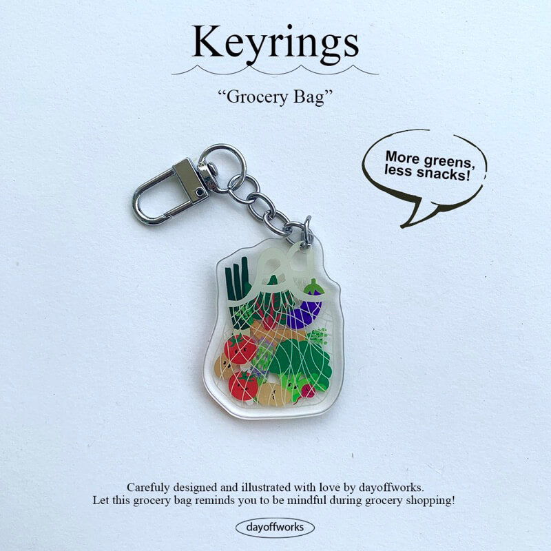 Day Off Works Keyring - Fresh Mart